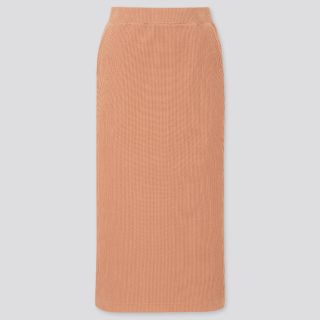 ユニクロ(UNIQLO)のユニクロ　リブスカート（標準丈72cm）(ロングスカート)