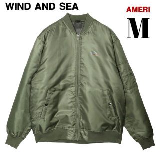 アメリヴィンテージ(Ameri VINTAGE)のWIND AND SEA AMERI x WDS MA-1 JACKET (ミリタリージャケット)