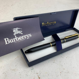 バーバリー(BURBERRY)のBURBERRY ３色 シャーペン ブラック ゴールド 小物 レディース(ペン/マーカー)