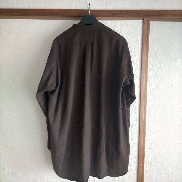 COMOLI(コモリ)の21aw HERILL ヘリル コットンカシミヤ スタンドカラーシャツ 2 メンズのトップス(シャツ)の商品写真