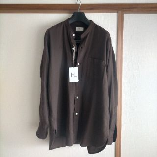 コモリ(COMOLI)の21aw HERILL ヘリル コットンカシミヤ スタンドカラーシャツ 2(シャツ)