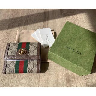 グッチ(Gucci)のGUCCI〔オフィディア〕GG フレンチフラップウォレット　値下げ(財布)