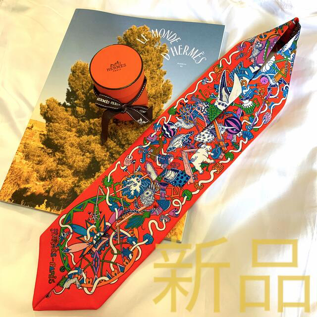 新品】エルメス ツイリー La Folle Parade ラフォルパラード