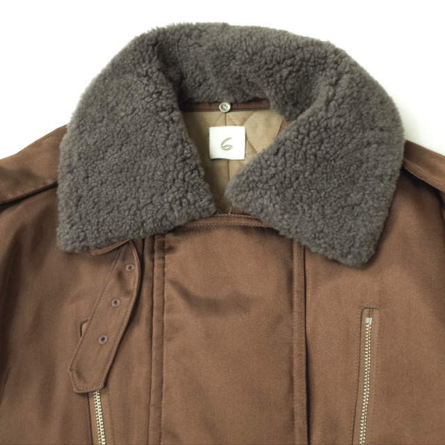 6 ROKU BEAUTY&YOUTH UNITED ARROWS ロク ビューティーアンドユース ユナイテッドアローズ BOA COLLAR ZIP COAT ボアカラージップコート 8625-151-0136 38 ブラウン ミリタリー 中綿 アウター【中古】【6 ROKU 6 ROKU BEAUTY&YOUTH UNITED ARROWS ロク ビューティーアンドユース ユナイテッドアローズ BOA COLLAR ZIP COAT ボアカラージップコート 8625-151-0136 38 ブラウン ミリタリー 中綿 アウター【中古】【6 ROKU