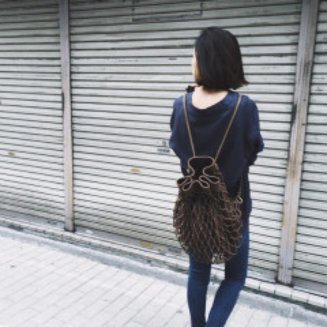 Ameri VINTAGE(アメリヴィンテージ)のameri vintage LEATHER DRAWSTING BAG レディースのバッグ(リュック/バックパック)の商品写真