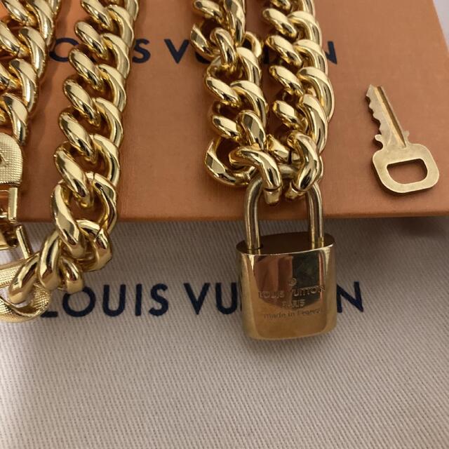 LOUIS VUITTON(ルイヴィトン)のルイヴィトン　パドロック　超超極太ネックレスチェーン付き美品 メンズのアクセサリー(ネックレス)の商品写真