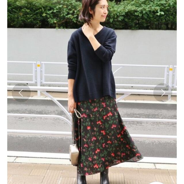 IENA(イエナ)のIENA フラワープリント パネルスカート レディースのスカート(ロングスカート)の商品写真