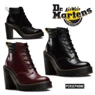 ドクターマーチン(Dr.Martens)のレア 美品 Dr.MartensPERSEPHONE 6ホール ヒール ブーツ(ブーツ)