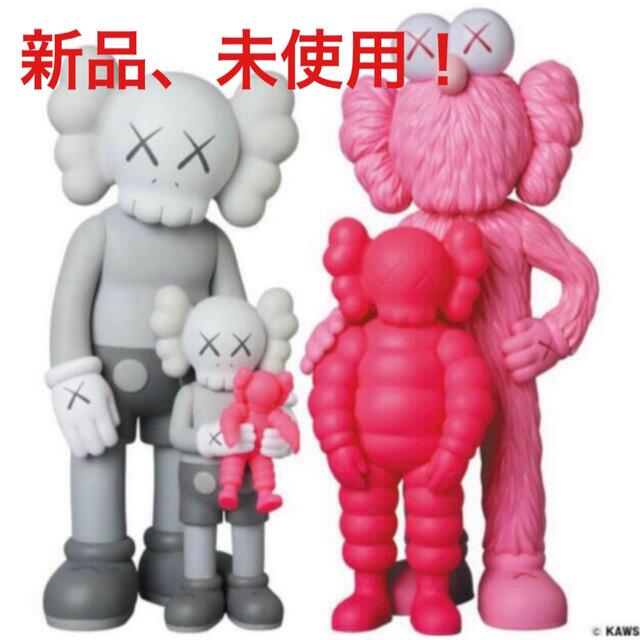 KAWS FAMILY GREY/PINK/FLUORO PINKフィギュア