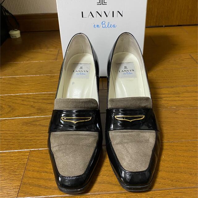 LANVIN en Bleu(ランバンオンブルー)のランバン LANVIN オンブルーパンプス ローファー 革靴 ハイヒール レディースの靴/シューズ(ローファー/革靴)の商品写真