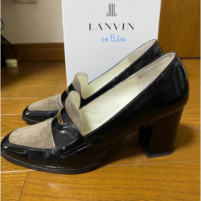 LANVIN en Bleu(ランバンオンブルー)のランバン LANVIN オンブルーパンプス ローファー 革靴 ハイヒール レディースの靴/シューズ(ローファー/革靴)の商品写真