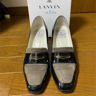 ランバンオンブルー(LANVIN en Bleu)のランバン LANVIN オンブルーパンプス ローファー 革靴 ハイヒール(ローファー/革靴)