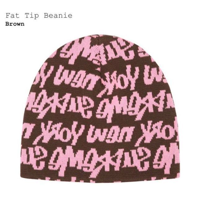 正規品 22ss Supreme Fat Tip Beanie Brown