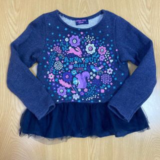 アナスイミニ(ANNA SUI mini)のアナスイミニ　110 トップス　リス　うさぎ(Tシャツ/カットソー)