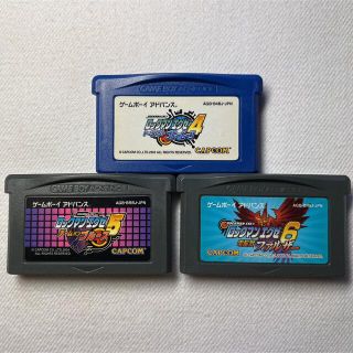 ゲームボーイアドバンス(ゲームボーイアドバンス)の【3本セット】GBA ロックマンエグゼ4 ロックマンエグゼ5 ロックマンエグゼ6(携帯用ゲームソフト)