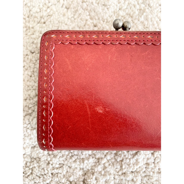 ANNA SUI(アナスイ)のANNA SUI アナスイ　折り財布　がま口　バタフライ　レッド メンズのファッション小物(折り財布)の商品写真