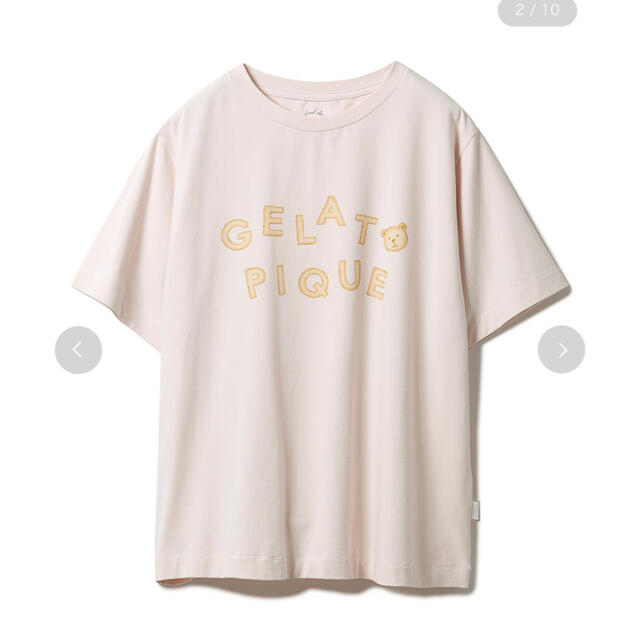 gelato pique(ジェラートピケ)のgelato pique（ジェラート ピケ） クッキーロゴTシャツ レディースのトップス(Tシャツ(半袖/袖なし))の商品写真