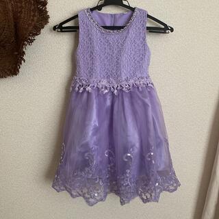 紫　ドレス　サイズ120(ドレス/フォーマル)