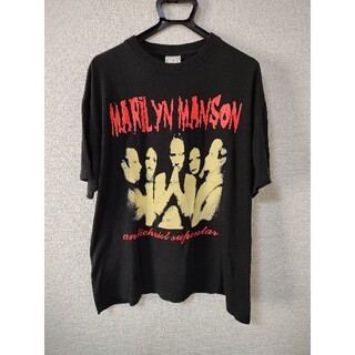【値下げ不可】古着 Marilyn Manson(Tシャツ/カットソー(半袖/袖なし))