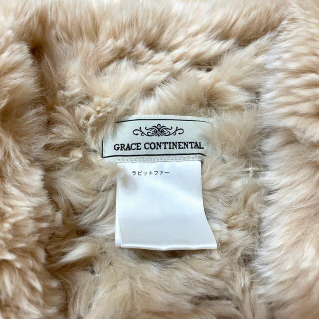 GRACE CONTINENTAL(グレースコンチネンタル)の【美品】グレースコンチネンタル　ラビットファー レディースのファッション小物(マフラー/ショール)の商品写真