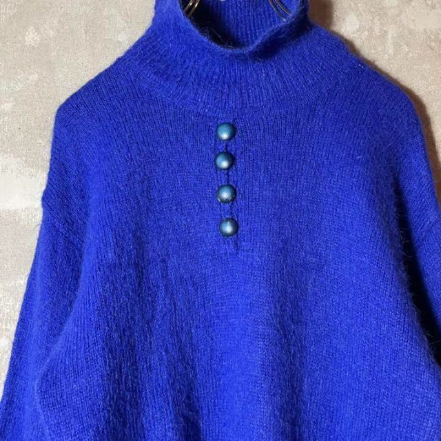 EUROPE  IMPORT MOHAIR KNIT モヘア