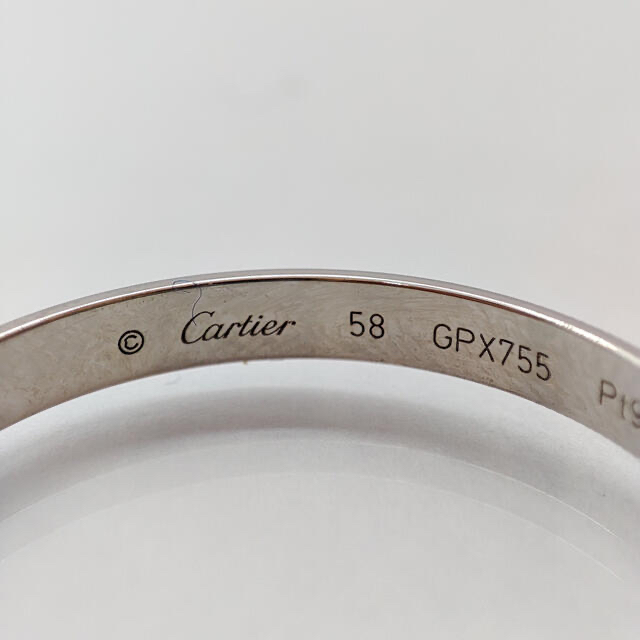 Cartier カルティエ ウェディング リング Pt950 ジュウル Cartier カルティエ ウェディング リング Pt950 ジュウル