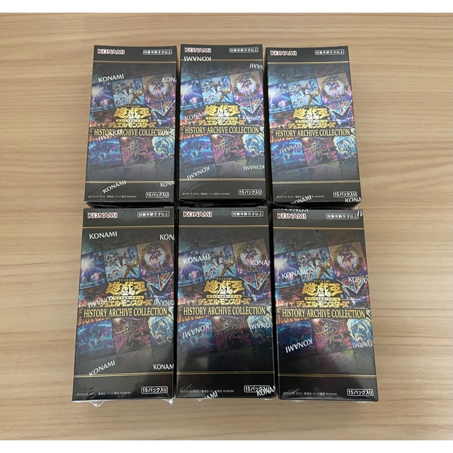 リアル - 遊戯王 遊戯王　ヒストリーアーカイブコレクション 6BOXシュリンク付  新品　未開封  Box+デッキ+パック