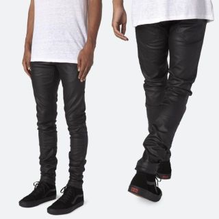 フィアオブゴッド(FEAR OF GOD)のmnml レザーコーティングデニム サイズ32(デニム/ジーンズ)