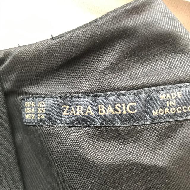 ZARA(ザラ)のZARAタイトブラックワンピース レディースのワンピース(ひざ丈ワンピース)の商品写真