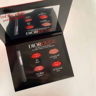 ディオール(Dior)のルージュ　ディオール　ルージュディオール　サンプル(口紅)