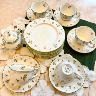 ノリタケ(Noritake)のノリタケ　ヴィンテージ　ティーカップ　食器セット　花柄(食器)