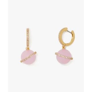 ケイトスペードニューヨーク(kate spade new york)のケイトスペード on the rock 惑星 ピアス ピンク(ピアス)