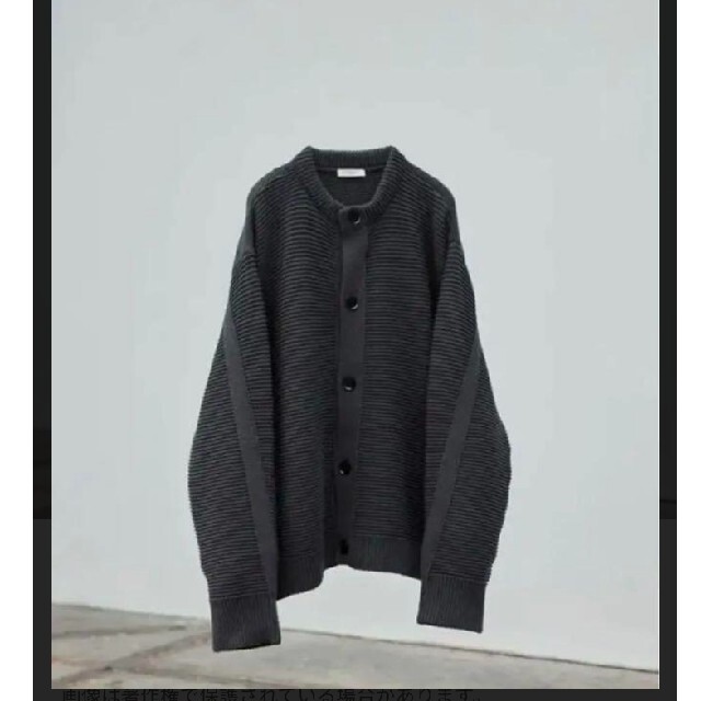 リドム★LOOP YARN WIDE CARDIGANCHARCOAL/ M メンズのトップス(カーディガン)の商品写真