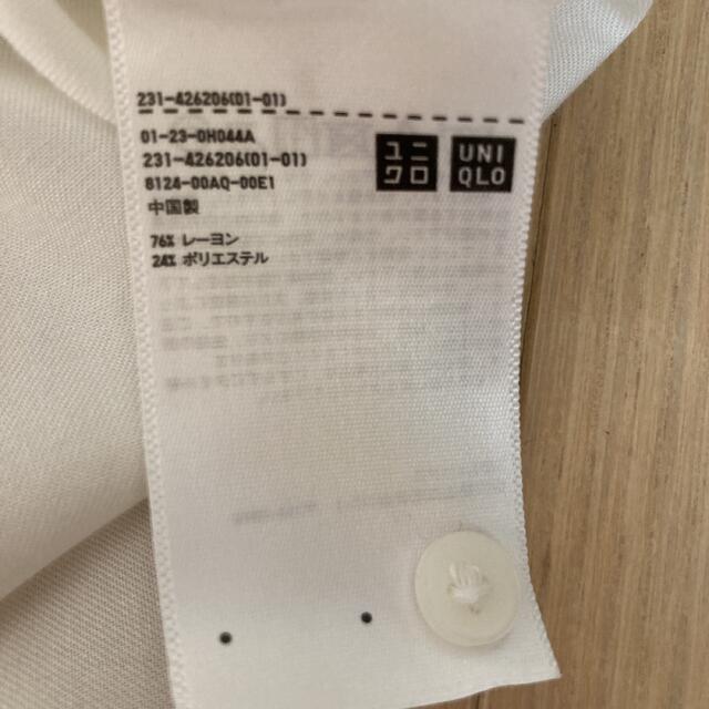 UNIQLO(ユニクロ)のユニクロ　レディース　シャツ　ブラウス　長袖 レディースのトップス(シャツ/ブラウス(長袖/七分))の商品写真