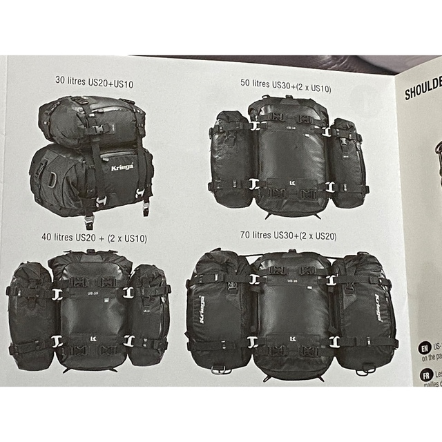 新品未使用　Kriega US-30 Drypack Bag