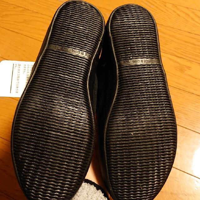 しまむら(シマムラ)のレディース 靴 スリッポン ⭐23.5 黒 未使用 レディースの靴/シューズ(スニーカー)の商品写真