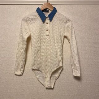 エディットフォールル(EDIT.FOR LULU)のvintage ボディースーツ　ロンパース　ワッフル　サーマル　トップス　古着(カットソー(長袖/七分))