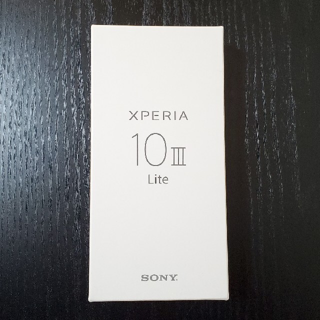 Xperia(エクスペリア)の【新品】 Xperia 10 III Lite ブルー SIMフリー スマホ/家電/カメラのスマートフォン/携帯電話(スマートフォン本体)の商品写真