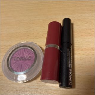 クリニーク(CLINIQUE)の新品！クリニーク　マスカラ　リップ　チーク(マスカラ)