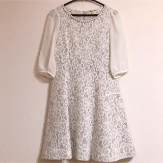 ミッシュマッシュ(MISCH MASCH)のミッシュマッシュ♡花柄レースワンピース(ひざ丈ワンピース)