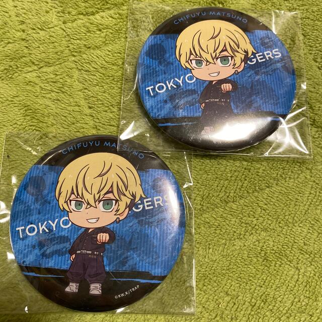 東京リベンジャーズ あたりツキ 缶バッジ 松野千冬 ミニキャラ | フリマアプリ ラクマ