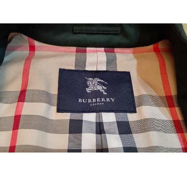 BURBERRY(バーバリー)のバーバリー トレンチコート 緑 メンズのジャケット/アウター(トレンチコート)の商品写真