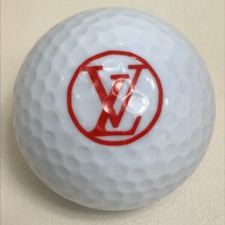 未使用 ルイヴィトン LV サークルロゴ ティー 4本 ゴルフボール 2点