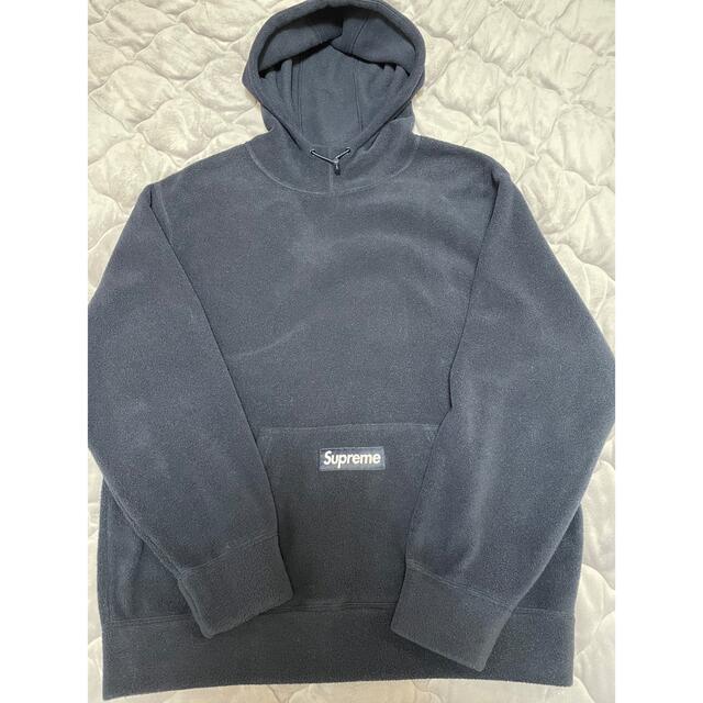 パーカー【美品】supreme polartec hooded sweatshirt