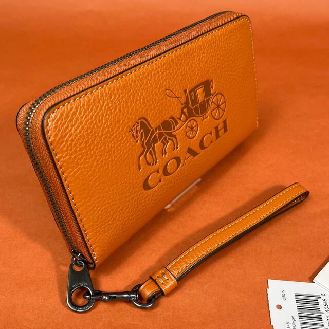 COACH - COACH ホース アンド キャリッジ 長財布 C3548 オレンジ 新品
