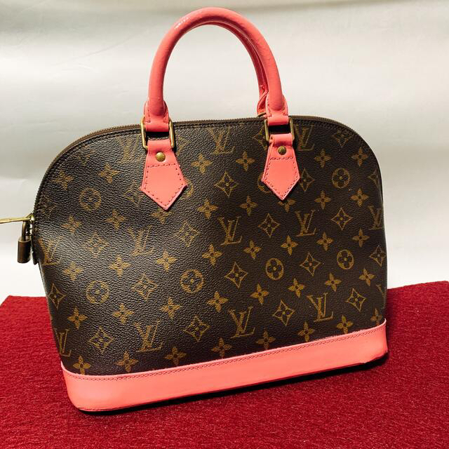 LOUIS VUITTON(ルイヴィトン)のルイヴィトン　アルマ　M51130 モノグラム　バッグ　ピンク　レディース　美品 レディースのバッグ(ハンドバッグ)の商品写真