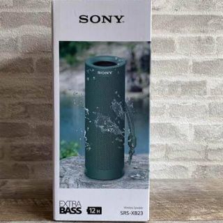 ソニー(SONY)のソニー　防水スピーカー　SRS-XB23 補償5年間付き(スピーカー)