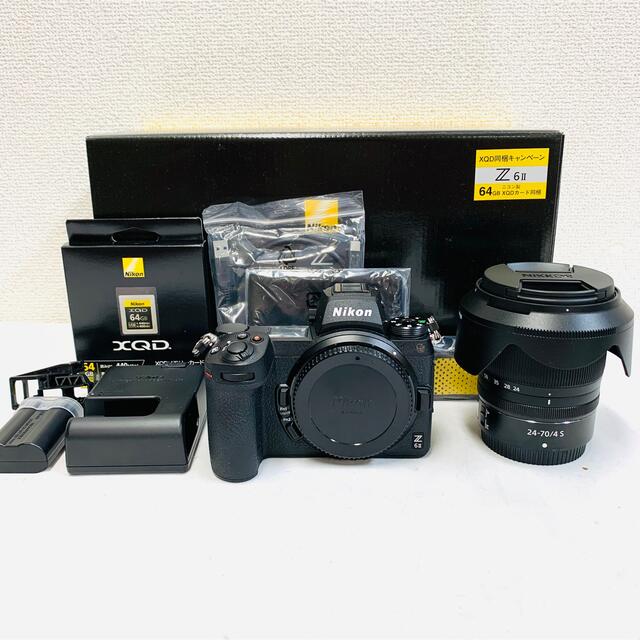 Nikon(ニコン)の【極美品/保証有り】Nikon Z6II 24-70 Kit NIKKOR Z  スマホ/家電/カメラのカメラ(ミラーレス一眼)の商品写真