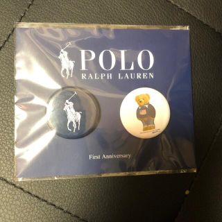 ポロラルフローレン(POLO RALPH LAUREN)の非売品 ラルフローレン ポロベア 缶バッチ 未使用(ノベルティグッズ)