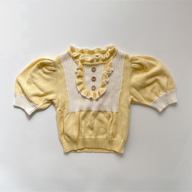 Caramel baby&child (キャラメルベビー&チャイルド)のkalinka 2-4y Yellow キッズ/ベビー/マタニティのキッズ服女の子用(90cm~)(ニット)の商品写真